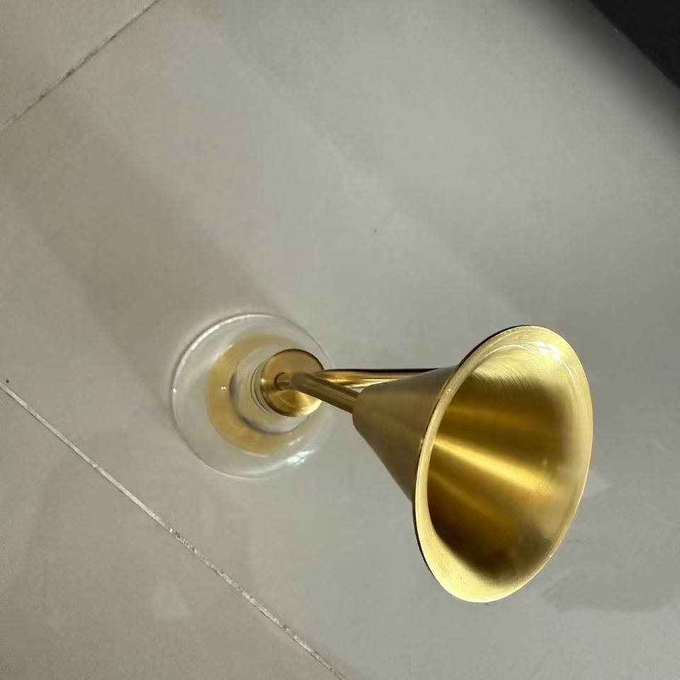 Perfume Fragrance Bar - Wall‑Hung Fragrance Sampling Vials Glass Brass