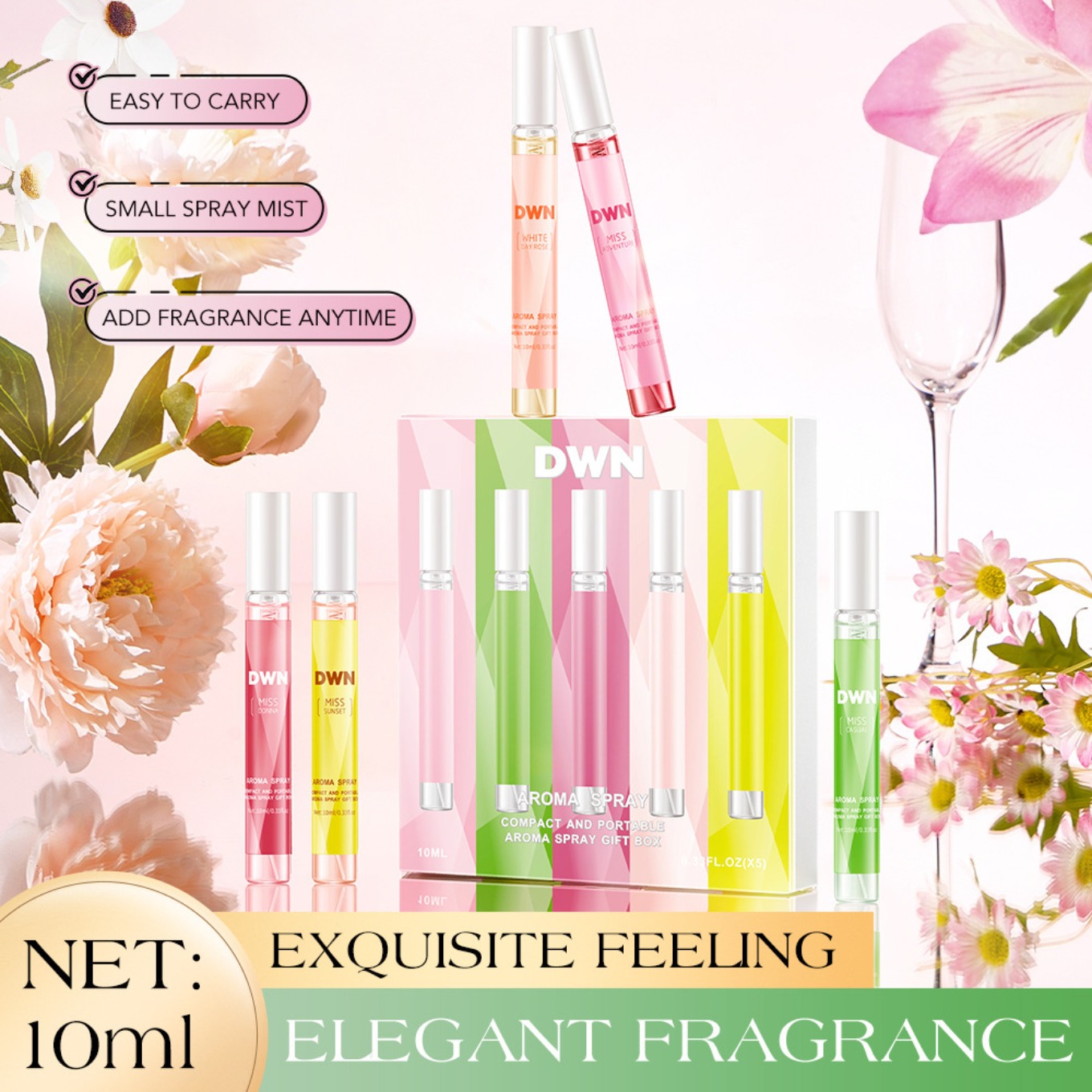 Perfume And Fragrance Are Same - 10ml Alcohol-Free Fragrance Sample Set: Same