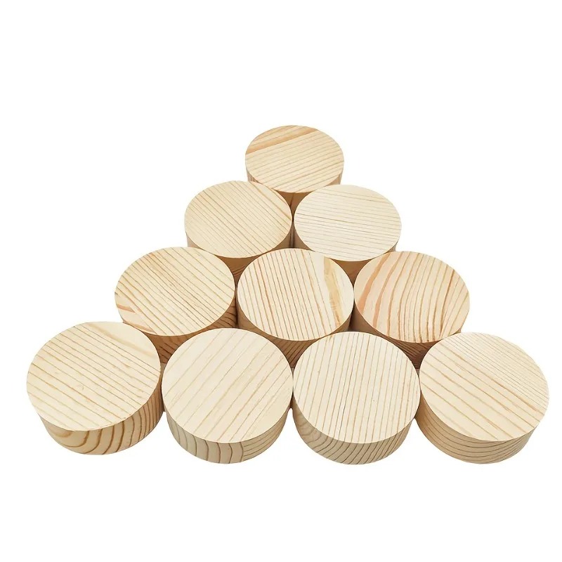 10 Unfinished Pine Wood Slices - Oud Wood Chip ulasan dan harga