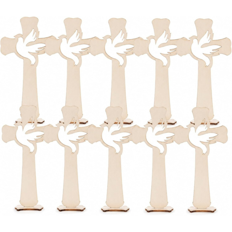 Wooden Peace Dove Cross Slices - Oud Wood Chip ulasan dan harga