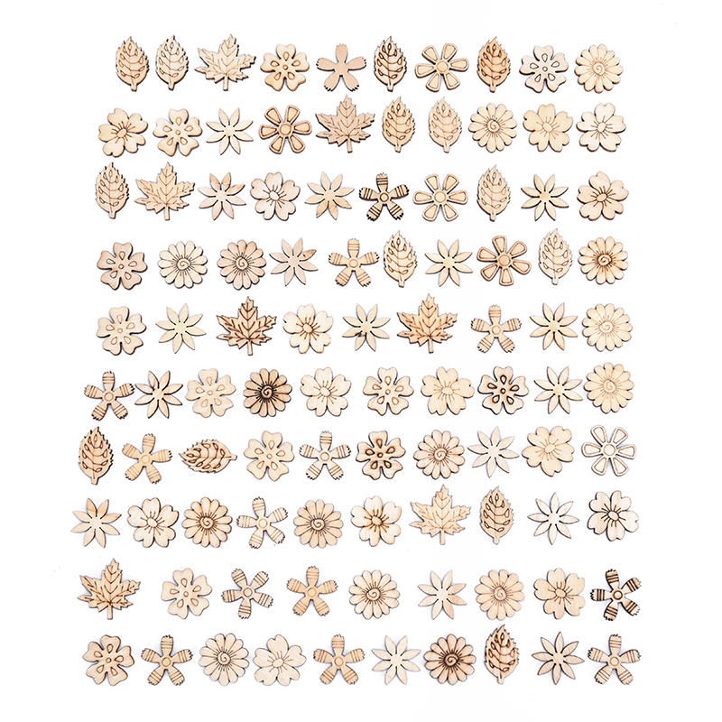 C 100pcs new Mixed Patter Dood - Oud Wood Chip ulasan dan harga