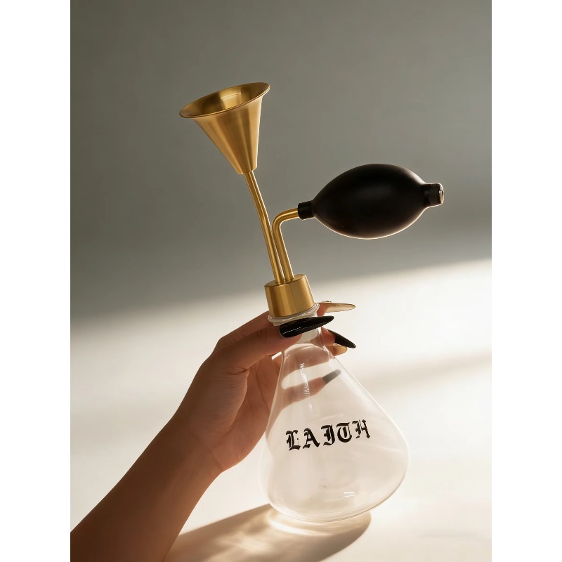 Golden‑Head Glass Smelling Bot - Perfume Fragrance Bar ulasan dan harga